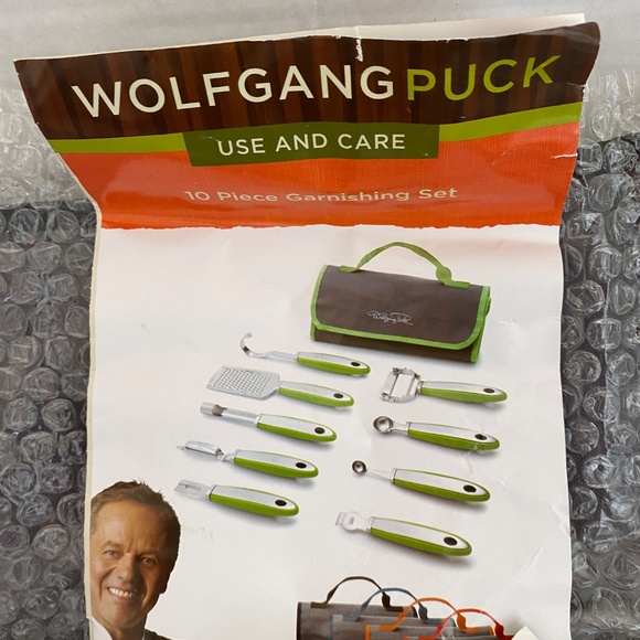 Brand New!  10 Piece Garnishing Set, Wolfgang Puck! - Picture 4 of 7